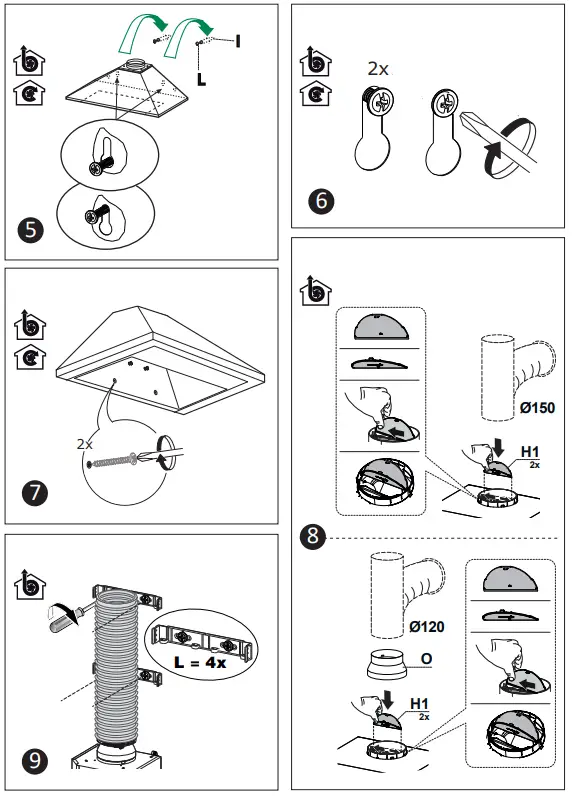 beko CWB 6441 WN Cooker Hood - Fig 11