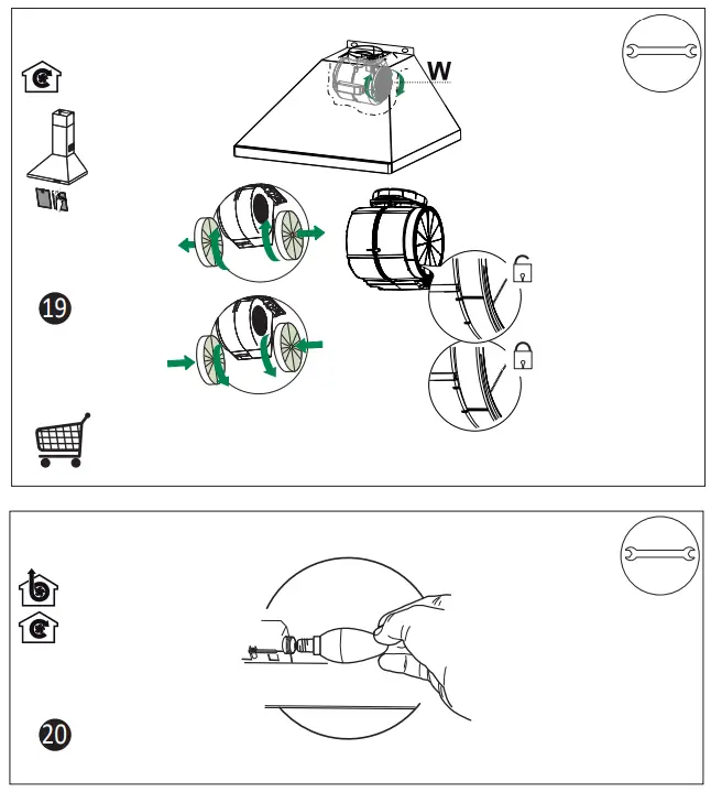 beko CWB 6441 WN Cooker Hood - Fig 14