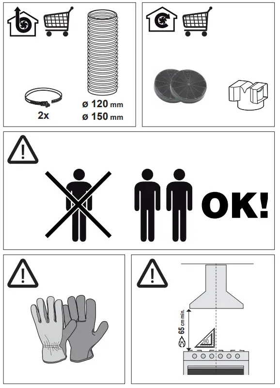 beko CWB 6441 WN Cooker Hood - Fig 8