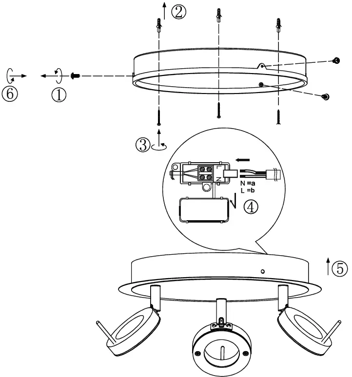 Paul Neuhaus 826927 LCD Ceiling Light Supplier 01