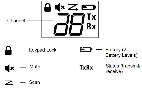motorola T1XX Talkabout Two-Way Radio - 2