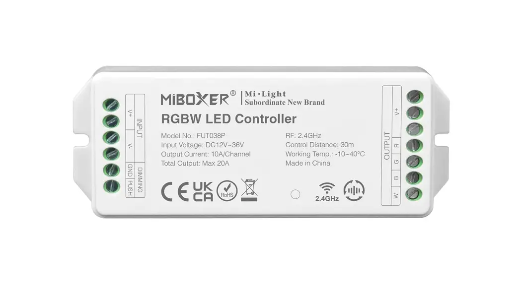 Miboxer Fut038p Rgb Led Controller User Manual