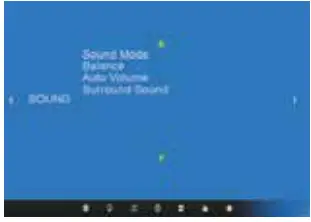 Tzumi 7810 LED Home Cinema Projector HD 1080p - Audio submenu