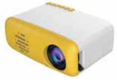 Tzumi 7810 LED Home Cinema Projector HD 1080p - distorted image to a 3
