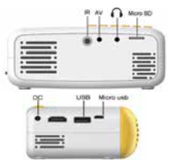 Tzumi 7810 LED Home Cinema Projector HD 1080p - electronics stores.