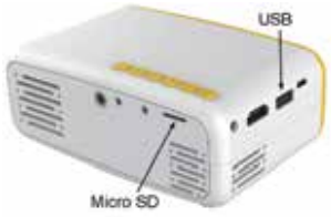 Tzumi 7810 LED Home Cinema Projector HD 1080p - marked