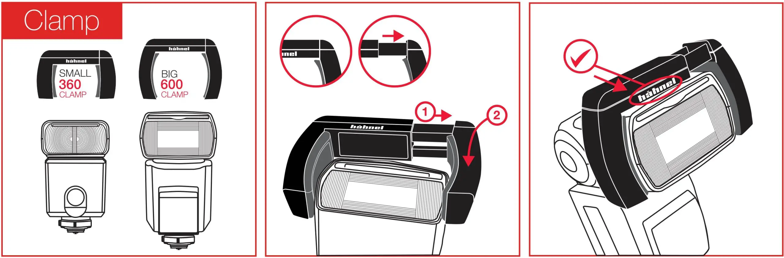 hahnel 360 Clamp Light Effects Kit and Module Softbox - Clamp