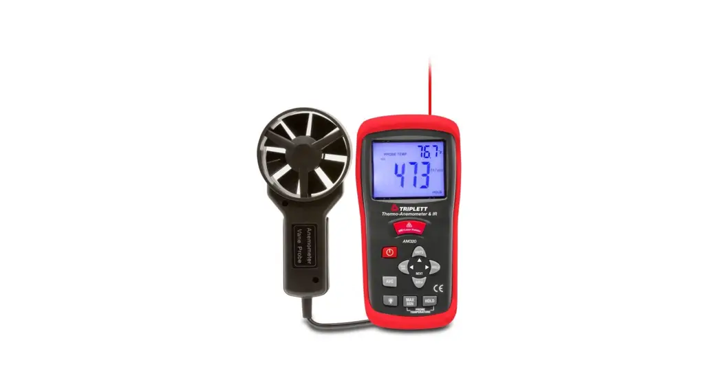 Triplett Am320 Cfm-cmm Thermo- Anemometer + Infrared Thermometer User Manual