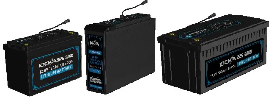 KICKASS-LiFePo4-Slimline-Lithium-Battery-and-Remote-Display-Unit-FIG-1