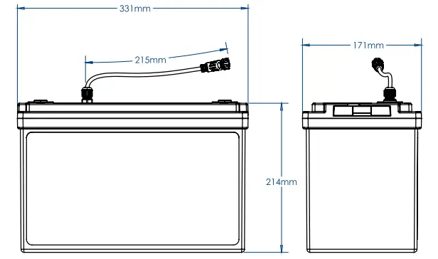 KICKASS-LiFePo4-Slimline-Lithium-Battery-and-Remote-Display-Unit-FIG-2