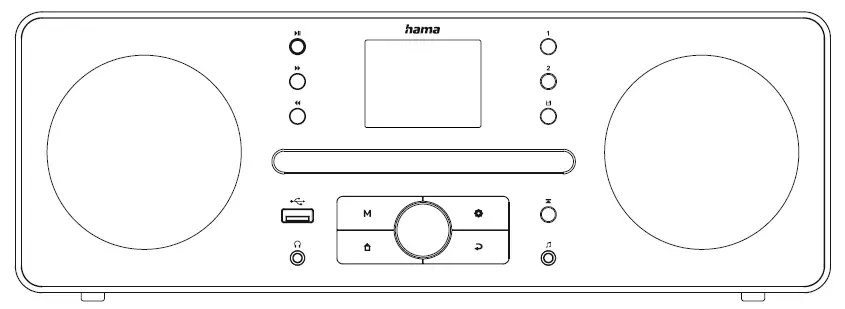 hama 00054253 DIR1570CBT Digital Radio