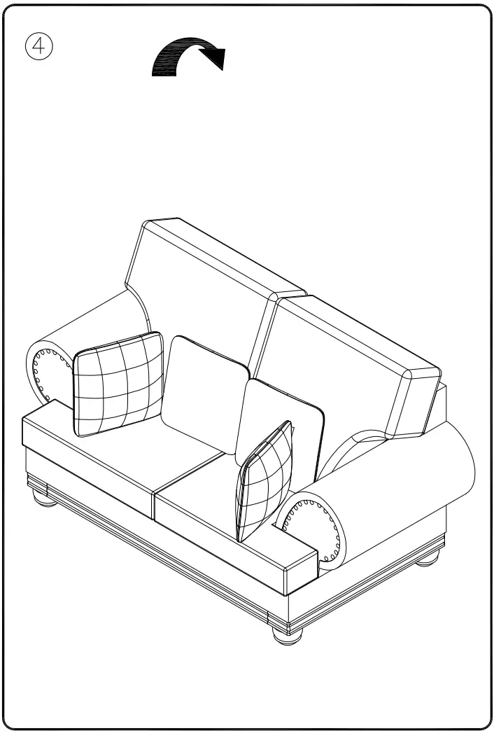ASHLEY 1510435 Harleson Stationary Fabric Loveseat - fig4