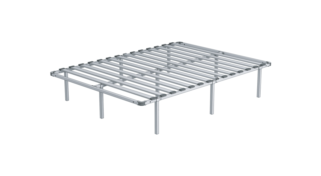 Zinus Mesb-2 Full Size Smartbase Euro Slats Mattress Foundation Instruction Manual
