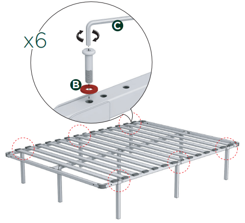 ZINUS MESB 2 Full Size SmartBase Euro Slats Mattress Foundation-fig3