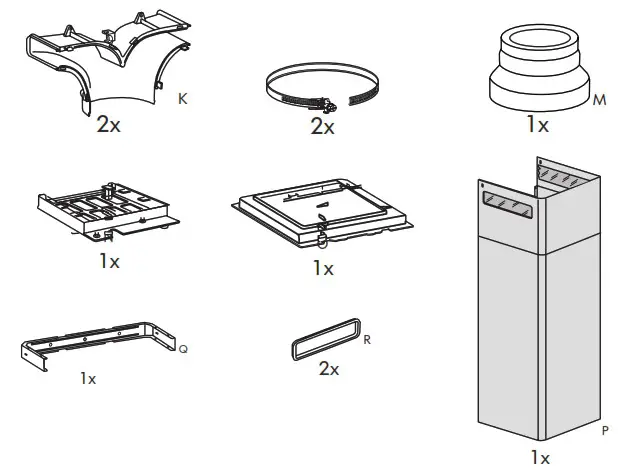 IKEA 605 269 95 BALANSERAD Wall Mounted Extractor Hood - overview 3