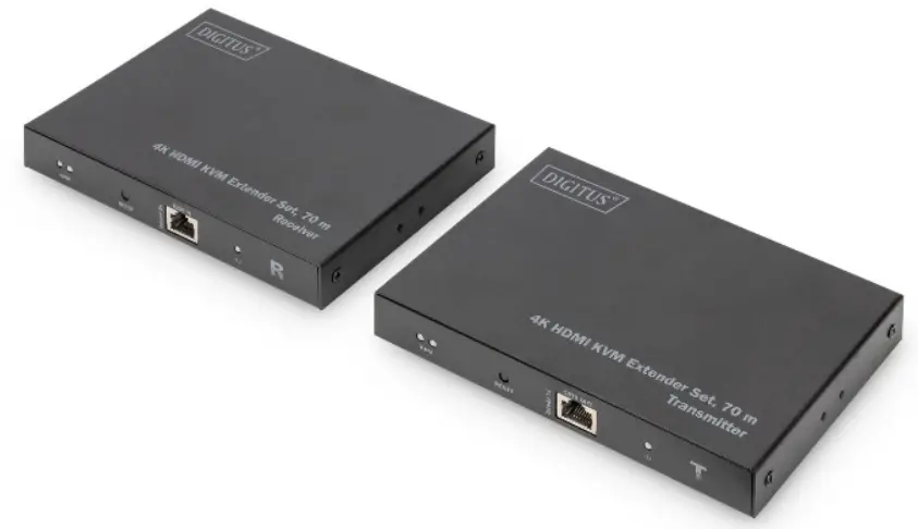 DIGITUS DS-55513 4K HDMI KVM Extender Set, 70 m -