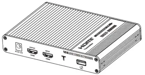 DIGITUS DS-55513 4K HDMI KVM Extender Set, 70 m - fig 1