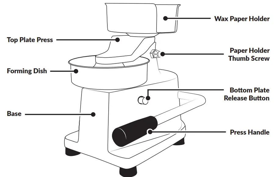 GRADE-181HDHP14-Hamburger-Presses-FIG-1
