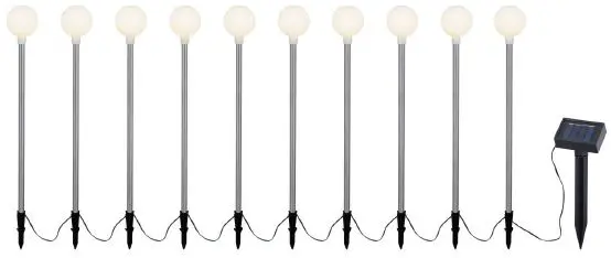 WeTeLux-967675-LED-Solar-Spikes