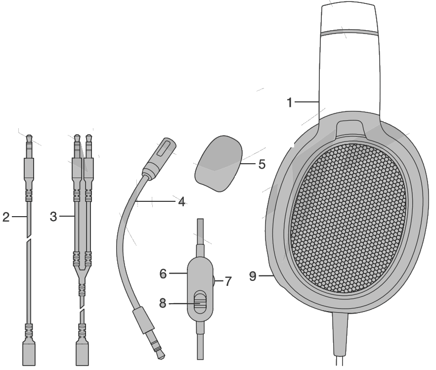 HATOR HTA 812 HELLRAOZER Gaming Headset - Product overiew