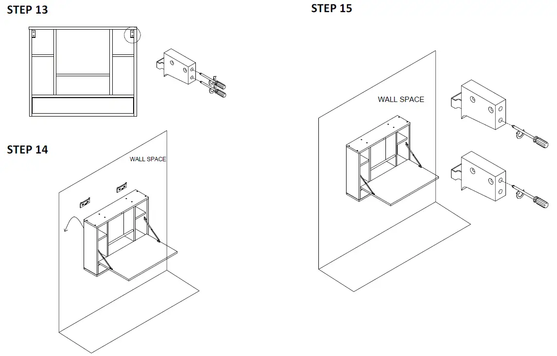 JAXSUNNY HG61Y0994 Wooden Drop Leaf Table with Storage Drawer and Shelves 9