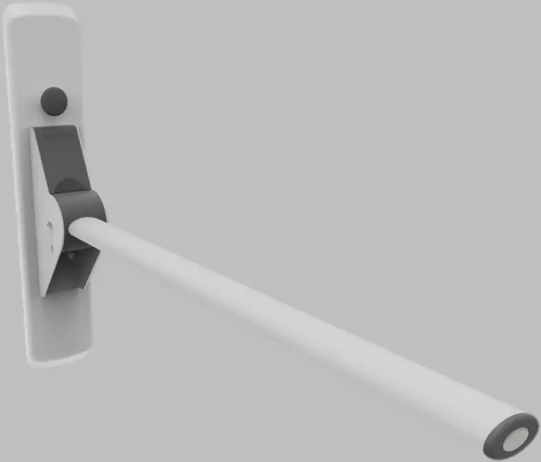 ROPOX Height Adjustable Unit for Toilet Support Arms