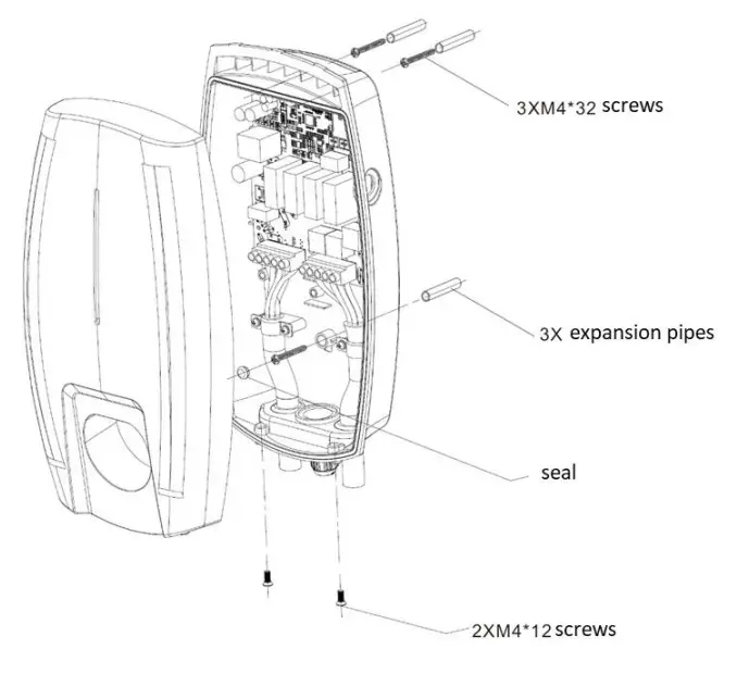 Wall mounting the housing