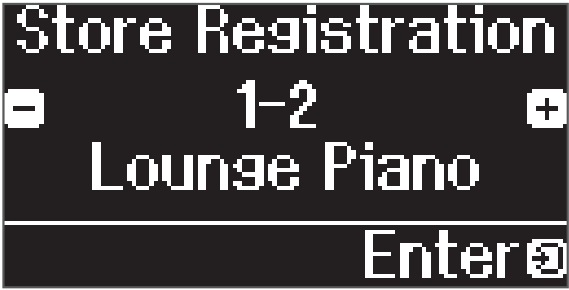 Roland GP 9 Digital Grand Piano - button to execute