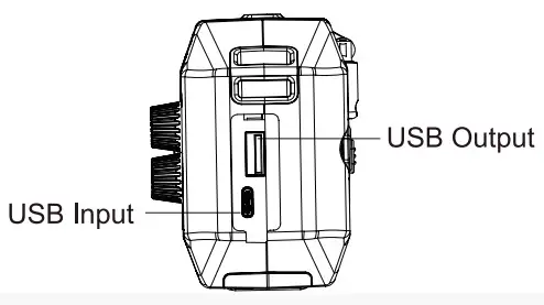 dbSOARS 38868975 Emergency Weather Radio 5000mAh Power Bank USB Charger for Cellphone -charge