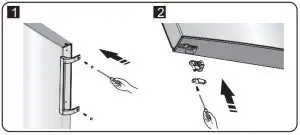 FIG 15 Reversing the door