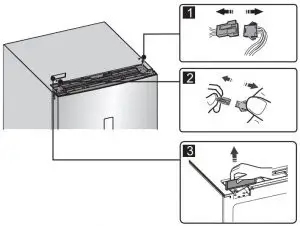 FIG 9 Reversing the door
