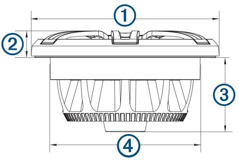 GARMIN Fusion XS Series Marine Subwoofer - Speaker