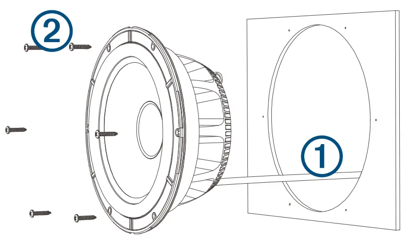 GARMIN Fusion XS Series Marine Subwoofer - fig