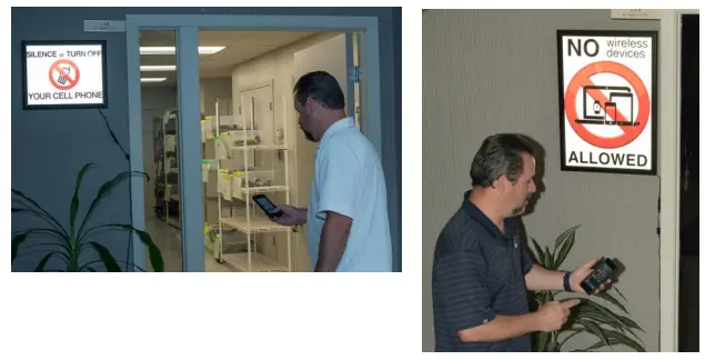 BVSystems WallHound Cell Phone DeterrentDetector - FIg 15