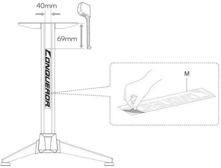 kogan ELRIPLGDKBA Ripley Gaming Desk with Lights - figure 8