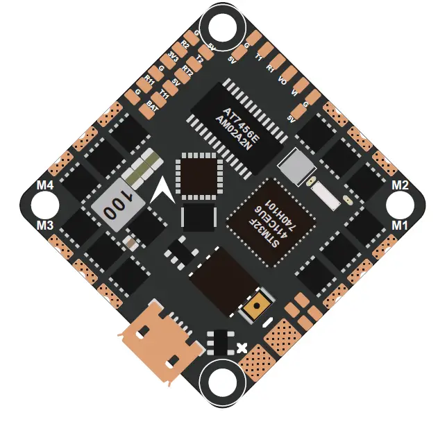 GEPRC GEP-F411-35A AIO Flight Controller