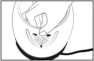 AROMA AWK-1800SD - TO INSERT THE FILTER
