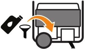 CHAMPION 201035 8000W Dual Fuel Electric Start Generator - Add oil