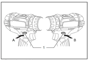 Reversing switch action