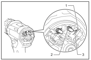Raise the arm part of the spring