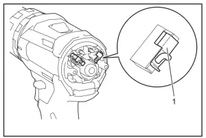 Remove the carbon brush caps