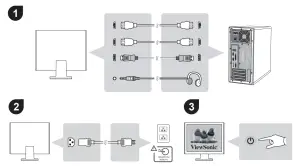 ViewSonic VX2718 P mhd 27 Inch Full HD Gaming Monitor - figure 2