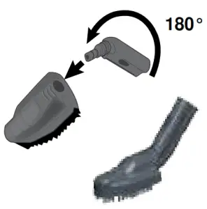 euroflex SC6X1 M6S Compact Multi Purpose Steam Cleaner - Attach Brush