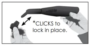 euroflex SC6X1 M6S Compact Multi Purpose Steam Cleaner - Detail Brush