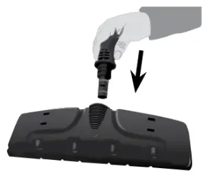 euroflex SC6X1 M6S Compact Multi Purpose Steam Cleaner - Floor Brush