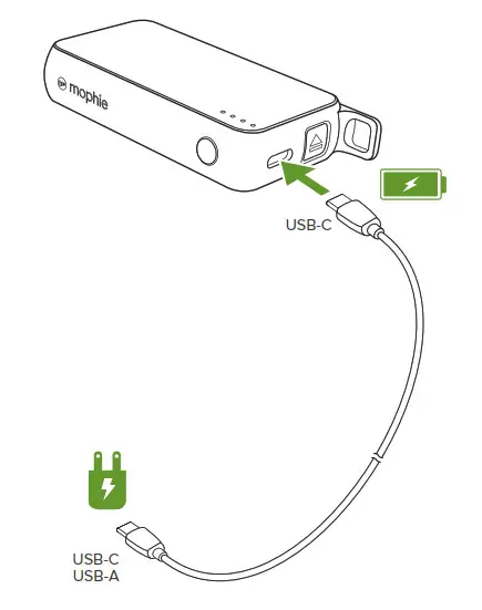 mophie Powerstation Keychain USB-C Smartphones and Wearables