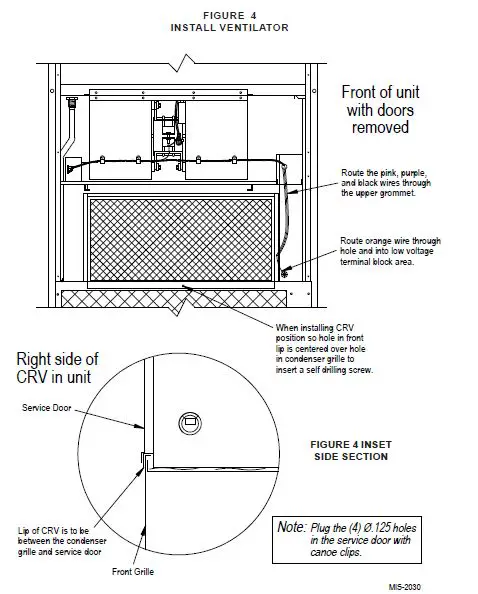 Bard CRVMWH-3 Commercial Room Ventilator with Exhaust fig4