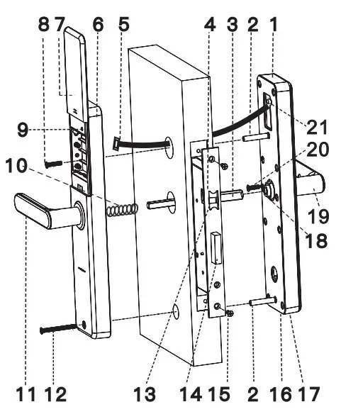 Alfawise Q203 Smart Lock - overview