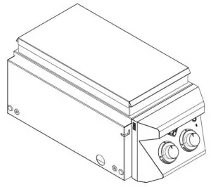 TWIN EAGLE TESB132F C 13 Inch Built In Gas Double Side Burner