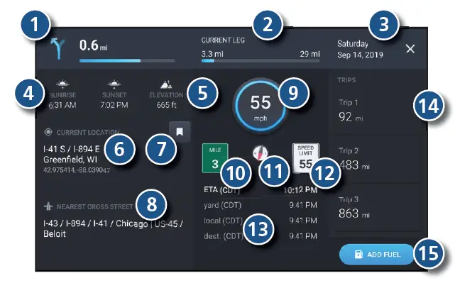 RANDMCNALLY TND Tablet 1050 and 85 Truck GPS FIG 17